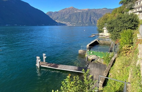 Nesso Apartment | Amazing Lake Views from Large Terrace. Swimming and Boat Dock on Property