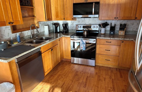 Grapeview House | Amazing Updated Lakefront Cabin with Hot Tub and Dock