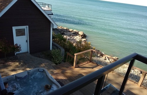 Wilson House | Amazing View On Spacious Lake Home. Open floor plan and deck for perfect parties