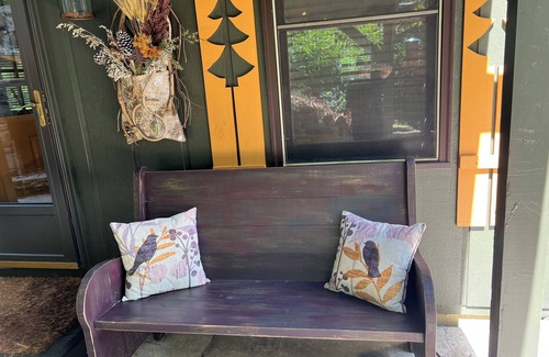 Newland Cabin | Amazing Whimsical Mtn Cabin! Pet Friendly, Hot Tub, Fireplace, Winery, Skiing