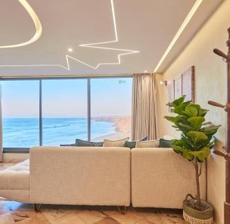 Mirleft Apartment | Amwaj Apt - Beachfront Paradise Charming 1BR with Ocean Views