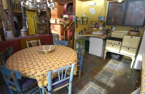 Taos House | An Enchanting Taos Hideaway in the Carson National Forest