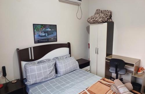 Santo Angelo Apartment | Apart próximo a Unimed, Catedral e HSA de 2 quartos com 2 Ar, mini-Academia e garagem no Centro-sul