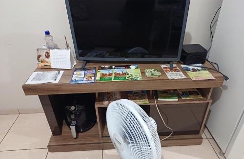 Santo Angelo Apartment | Apart próximo a Unimed, Catedral e HSA de 2 quartos com 2 Ar, mini-Academia e garagem no Centro-sul