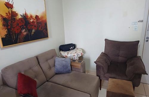 Santo Angelo Apartment | Apart próximo a Unimed, Catedral e HSA de 2 quartos com 2 Ar, mini-Academia e garagem no Centro-sul