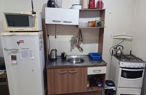 Santo Angelo Apartment | Apart próximo a Unimed, Catedral e HSA de 2 quartos com 2 Ar, mini-Academia e garagem no Centro-sul