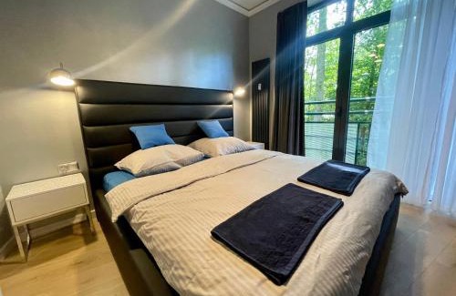Serock Apartment | Apartament Navy Blue z tarasem