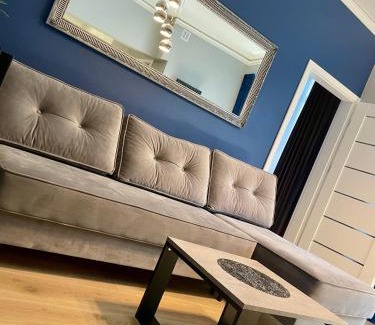 Serock Apartment | Apartament Navy Blue z tarasem