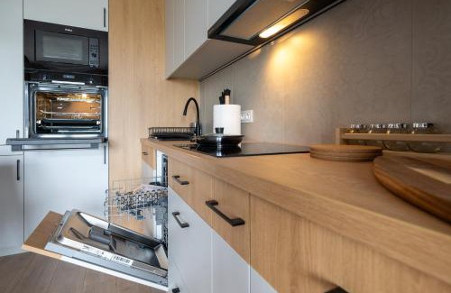 Baluty Apartment | Apartament w stylu Feng Shui na 10 piętrze z widokiem, bezpłatny parking, nowy budynek, dostęp na kod