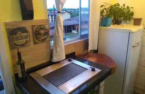 Cibratel II Apartment | Apartamento em Itanhaém com 2 quartos, Piscina e Ampla Varanda Gourmet