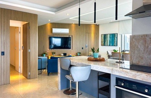 Asturias Apartment | Apartamento moderno, frente para o mar com piscina