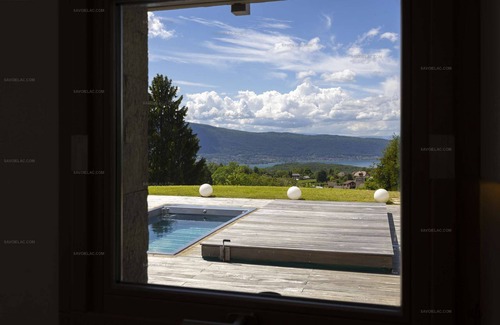Rovagny Apartment | Apartment Adret 6 people Sunny Side Apartment with Pool, Lake and Mountain Views