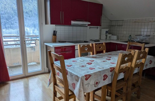 Aime Apartment | Apartment 'Aime La Plagne' with Mountain View, Balcony and Wi-Fi