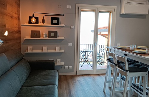 Gargnano Apartment | Apartment 'Appartamento Abba Durke' with Lake View, Shared Pool and Balcony