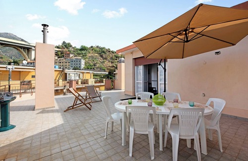 Arenzano Apartment | Apartment 'Attico di Silvy e Kikka' with Sea View, Terrace & Wi-Fi