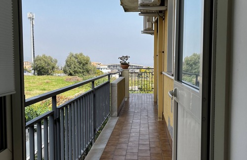 Giarre Apartment | Apartment 'Samia' with Sea View, Balcony and Air Conditioning