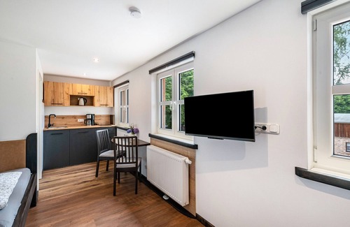 Buetzow Apartment | Apartment 'Vierburg Bützow' with Shared Terrace, Shared Garden and Wi-Fi