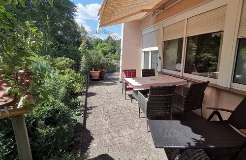 Fischbach bei Dahn Apartment | Apartment 'Wasigenstein' with Mountain View, Private Terrace and Wi-Fi