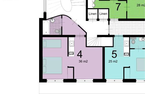 Wildemann Apartment | Apartmenthaus am Waldrand- Küche - Frühstück - Balkon