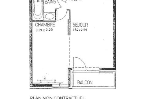 Les Menuires Apartment | Appart cosy avec balcon pour 4 personnes aux Menuires - FR-1-452-137