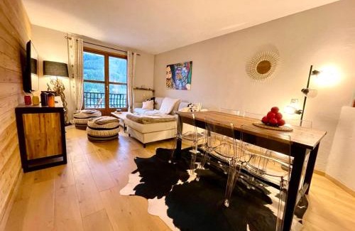 Saint-Etienne-de-Tinee Apartment | Appartement 2 pièces spacieux terrasse vues sur les pistes