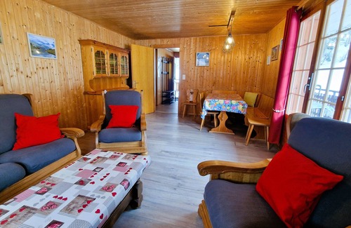 Hauderes Apartment | Appartement Les Rocailles 6 Personnes