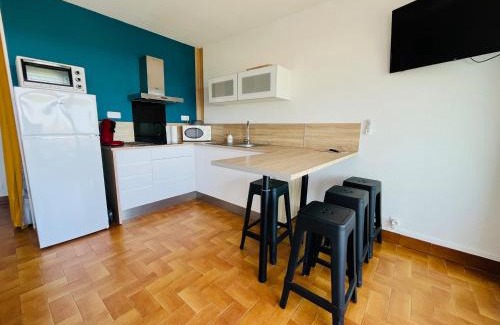 Saint-Cyprien Plage Apartment | Appartement T2 avec Terrasse et Parking - 200m Plage - FR-1-309-478