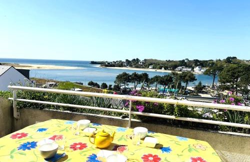 Guidel-Plages Apartment | Apt 6 pers - Magnifique vue mer - Belle terrasse - AZILIZ