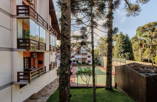 Gramado Apartment | Apt Duplex With Fireplace in Gramado Rln204