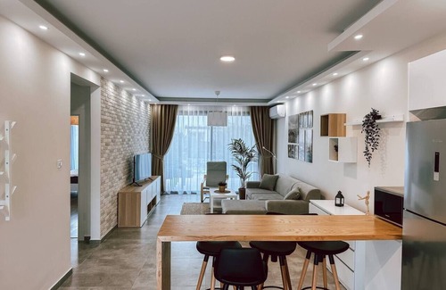 Tatlisu Apartment | Aptm for 5, near the sea, pool, BBQ area, terrace…