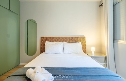 Centro Apartment | Apto Central a 600m da Beira-Mar Norte SGS0106
