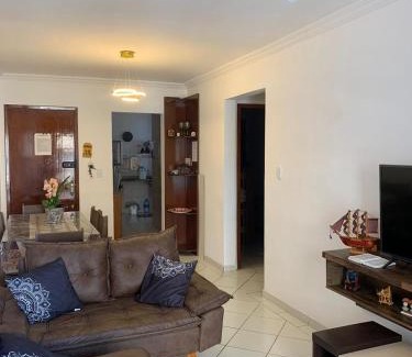 Aviacao Apartment | Apto com Varanda e Churrasqueira - 30 m da Praia