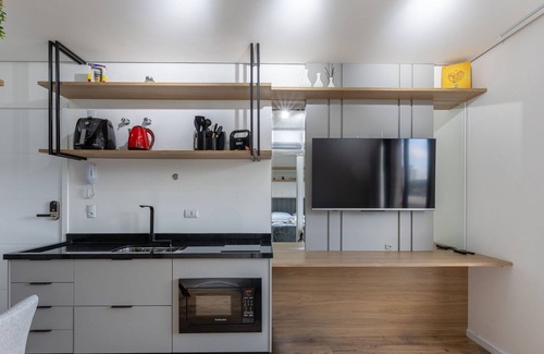 Matriz Apartment | Apto cond c/acad. 400m Mercado Municipal NFE1544