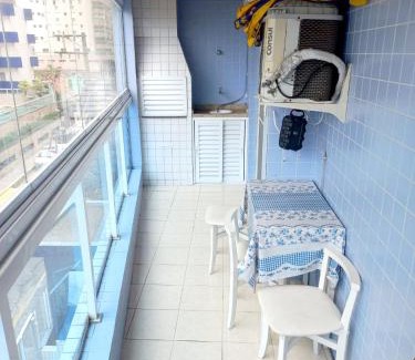 Aviacao Apartment | Apto Pé na Areia com Vista Mar, Churrasqueira e Espaço para 8 Pessoas