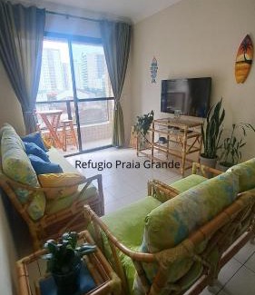 Caicara Apartment | Apto pé na areia da Praia Caiçara, check-in flexível Até 6 pessoas