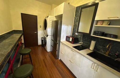 San Juan Apartment | Art Floral Studio with Kitchen, KING Bed, Washer/Dryer, WIFI in Old San Juan
