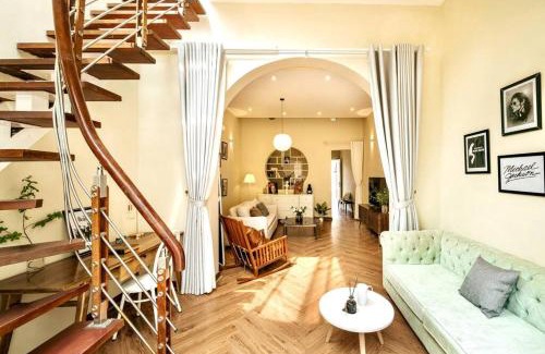 Hang Buom Apartment | Attic Glass dome Duplex- LoveHanoi Stay