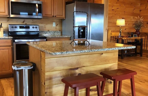 Bryson City Cabin | Awesome Views at High Elevations - 1 bedroom with King bed, 3 bath cabin