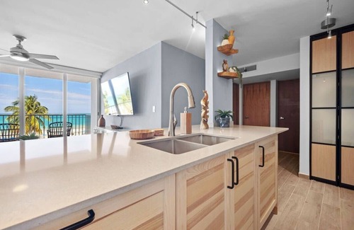 Isla Verde Apartment | Azure Breezes | Modern Sanctuary by the Beach