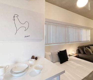 Hiroshima City Centre Apartment | b hotel Nekoyard - Private Studio Near Peace Park & City Sights