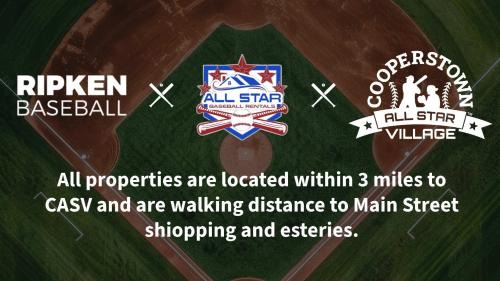 Oneonta Apartment | Babe Ruth Apt 2 All Star Baseball Rentals