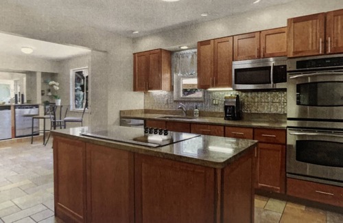 Glencoe House | Backyard Oasis 3 bedroom house with heated saltwater pool