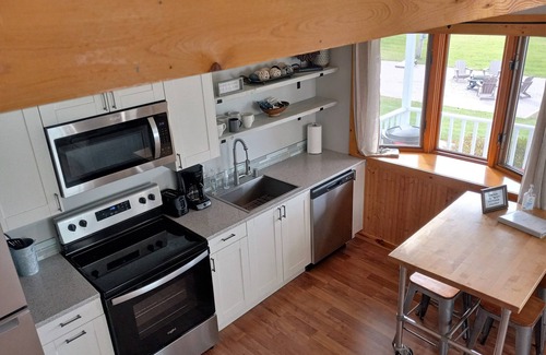 Poynette Condo | Badger Digs - A Lofted Condo on the Wisconsin River