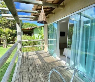 Marechal Deodoro House | Bangalô Villas do Pratagy 1 Dormitório e Varanda