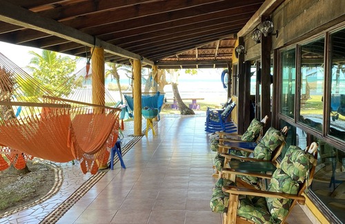 Palenque Villa | BEACH FRONT HOUSE SURROUNDeD BY 2 PRIVATE BEACHES