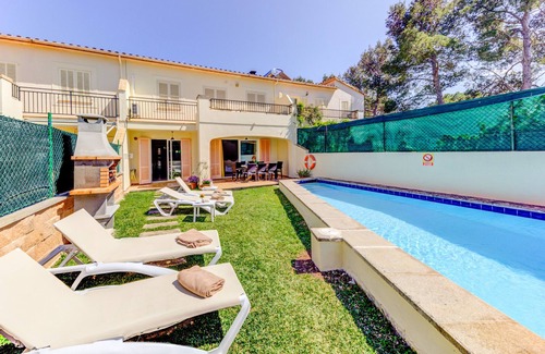 Puerto de Pollensa Villa | Beach Villa Can Bauza for eight people with pool