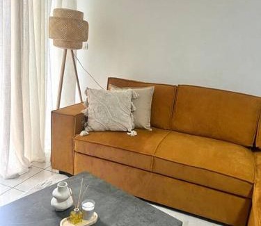 Sainte-Clotilde Centre Apartment | Beau T2 en Rez de jardin