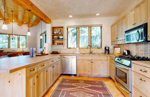 Taos House | Beautiful adobe home steps the plaza with private patio and garden