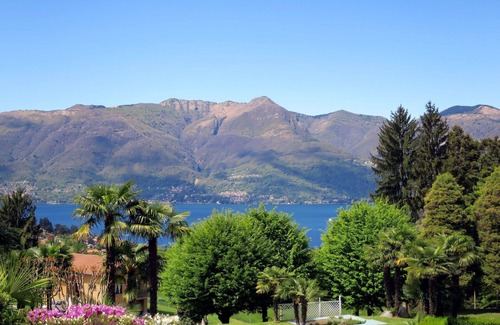 Brezzo di Bedero Apartment | Beautiful apartment for 4 people with pool, WIFI, TV, patio and pets allowed