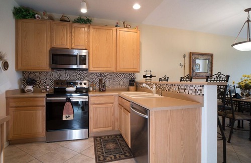 Superstition Lakes Condo | Beautiful Golf Course view with gorgeous sunsets